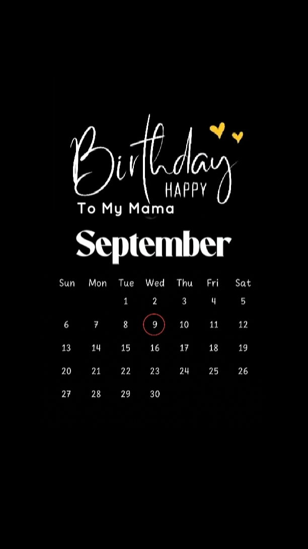HBD MAMA 09 SEPTEMBE