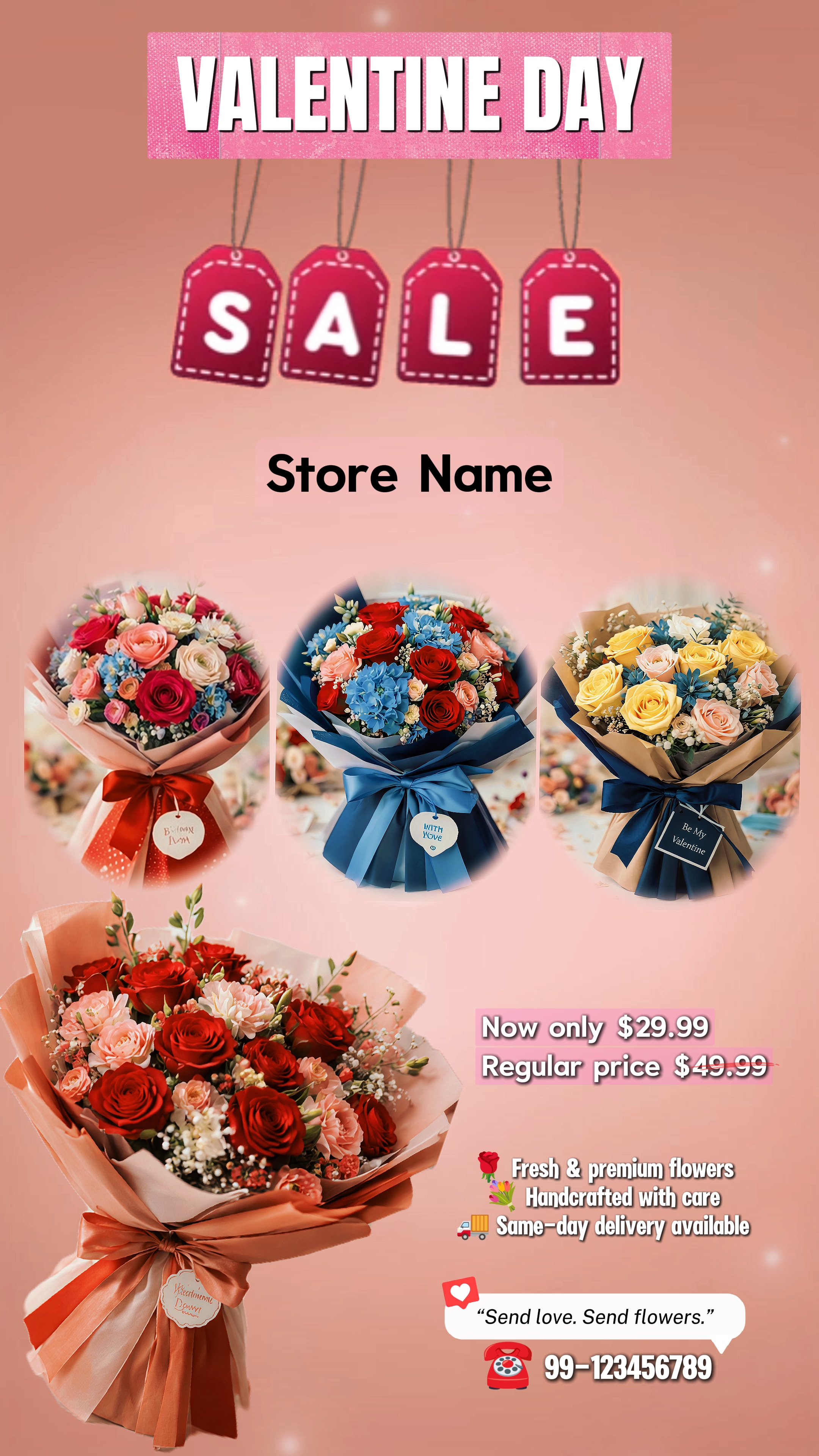 Flower Template ads