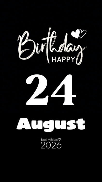 BDAY SON 24 AUGUST
