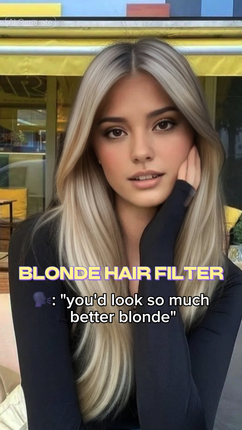 Blond hair filter