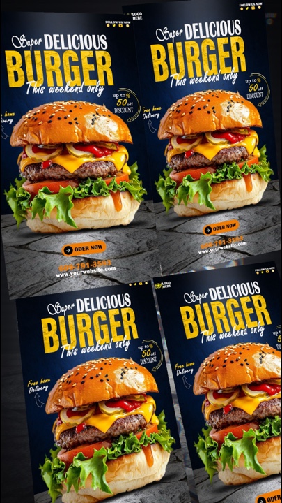 Selebaran Poster Makanan