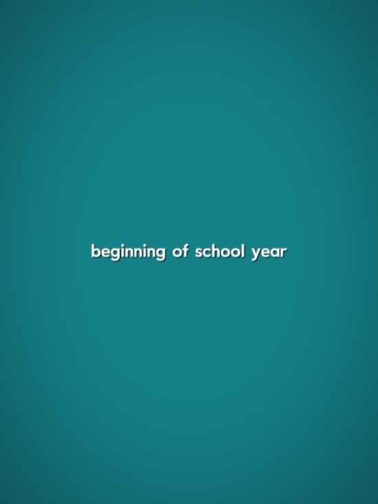 end of school year 