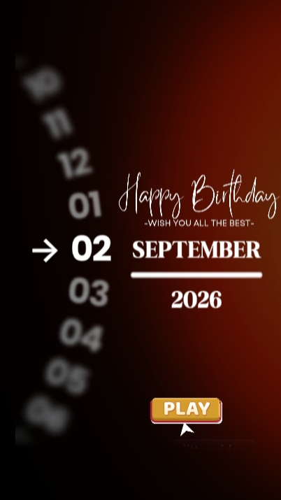 HBD 2 SEPTEMBER 