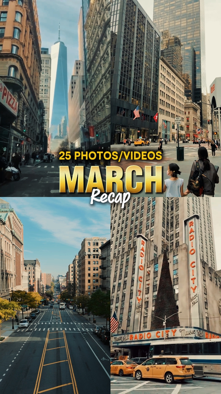 25 VIDÉOS EN MARS