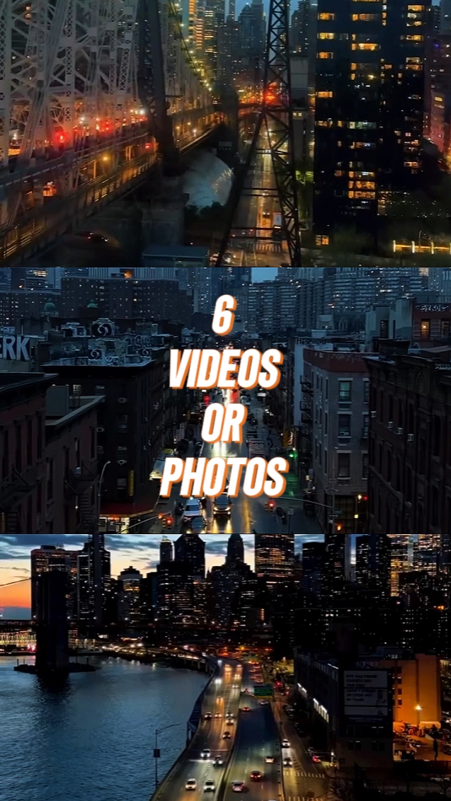 6 VIDÉOS OU PHOTOS 