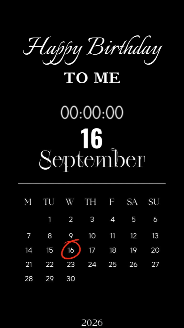 Anniversaire 16 SEPTEMBRE
