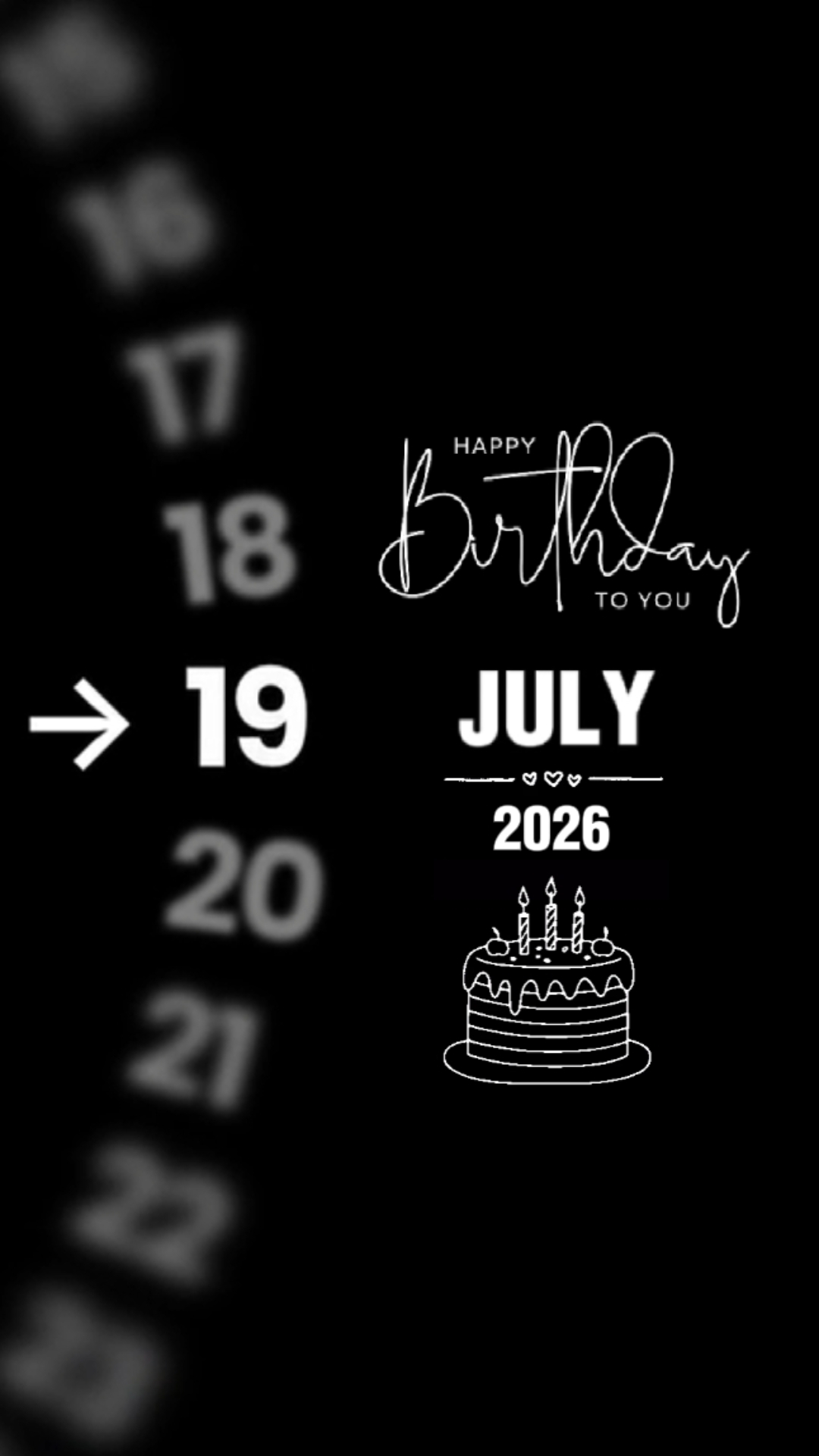ULANG TAHUN CINTA 19 JULI 