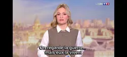 La guerre qui frappe