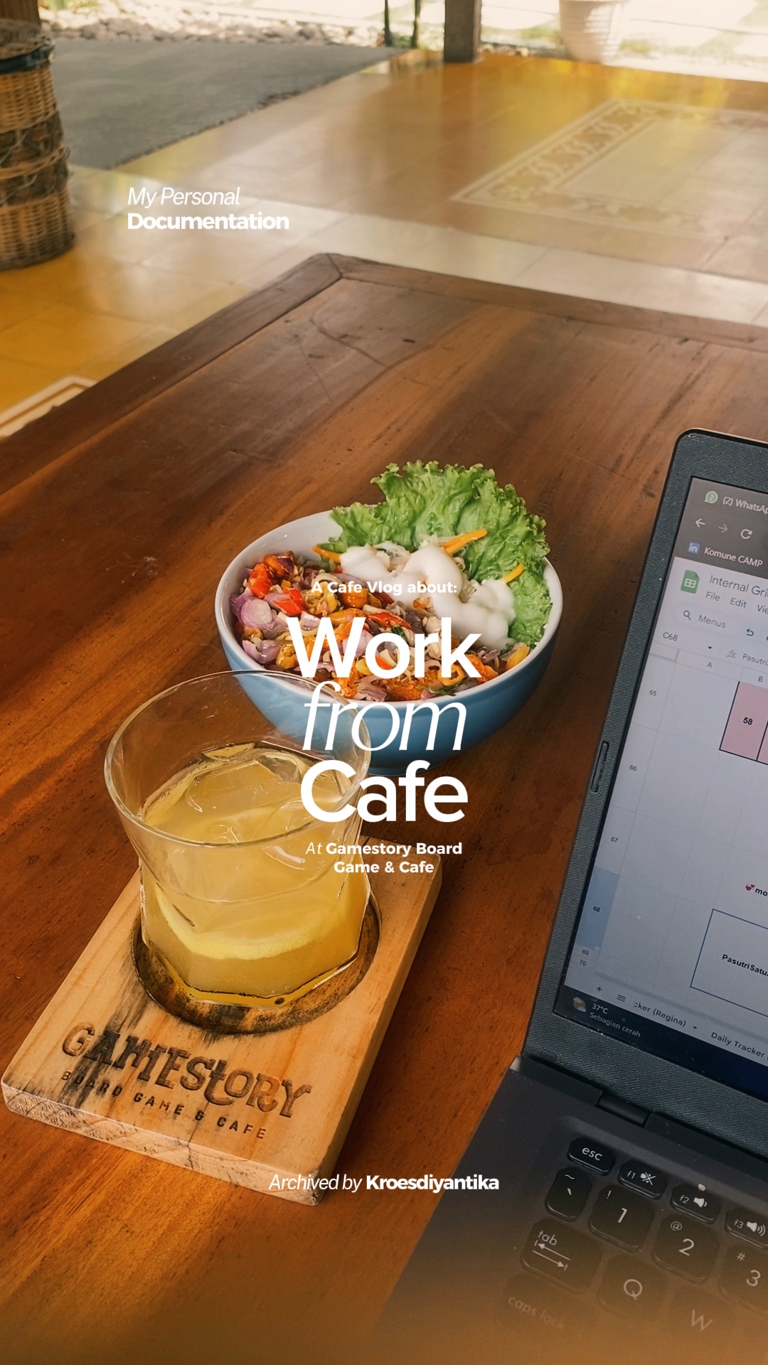 Vlog Work From Cafe