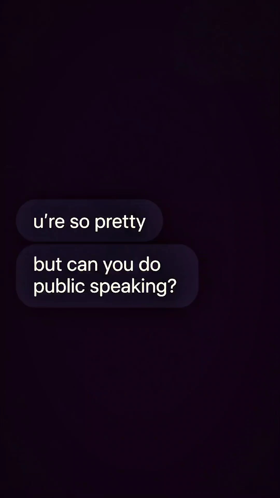 public speaking