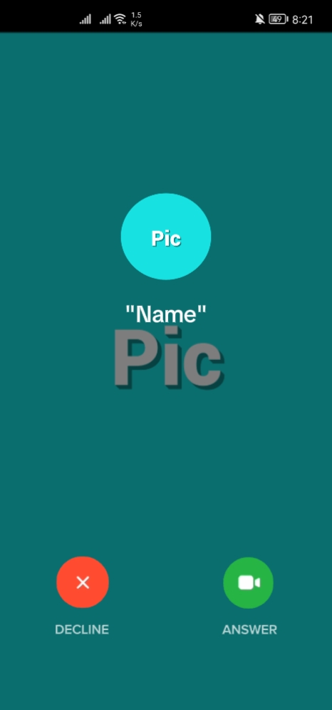 panggilan video masuk 