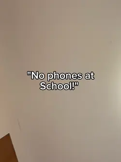 No phones at school