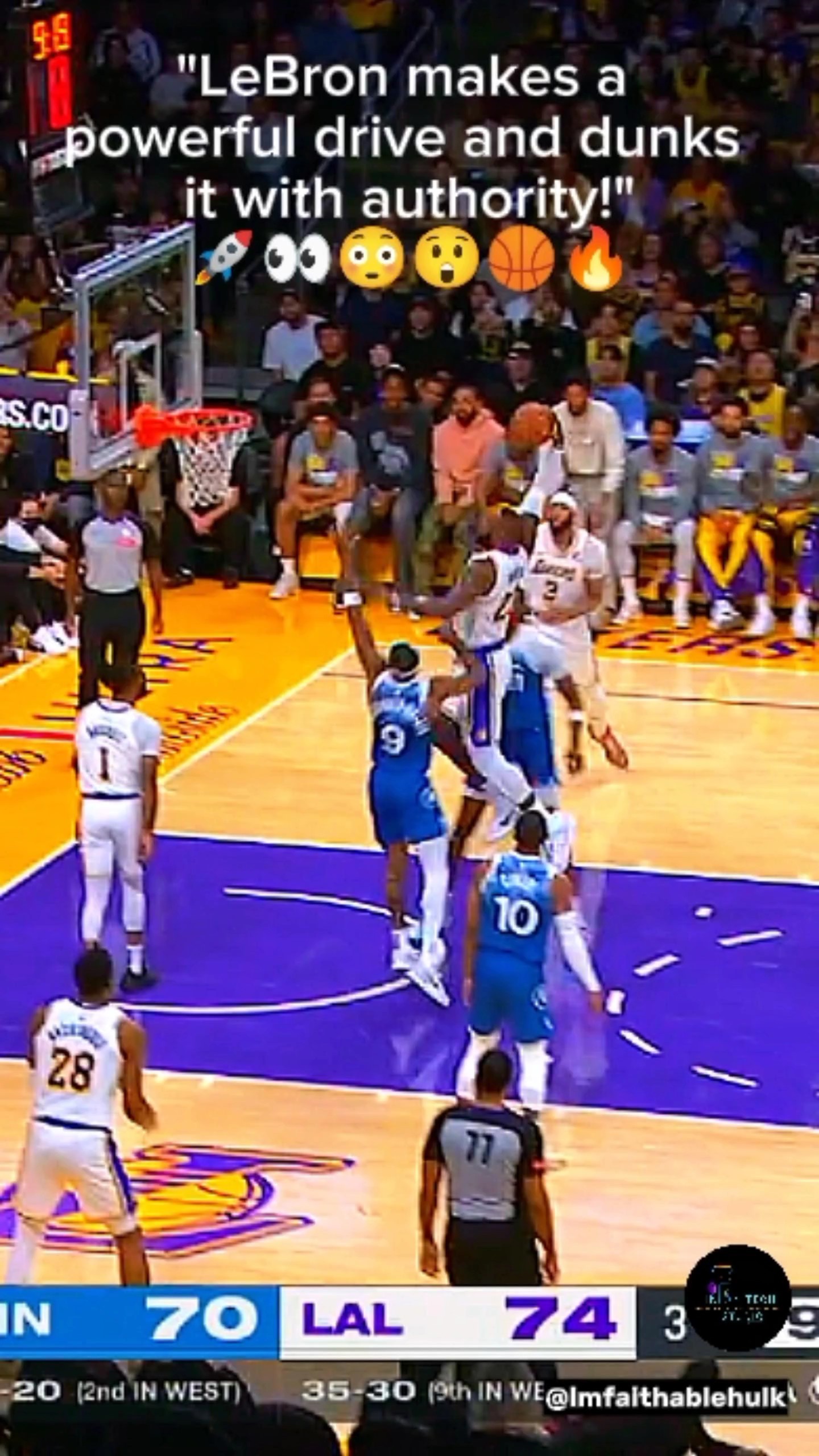 NBA- LeBron's Dunk