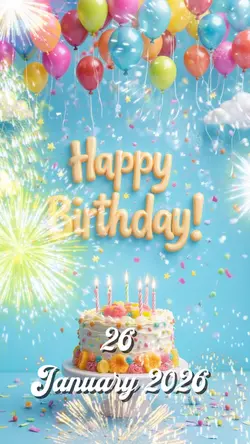 Birthday 26 January 