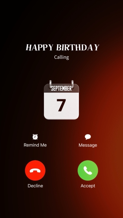 BIRTHDAY 7 SEPTEMBER