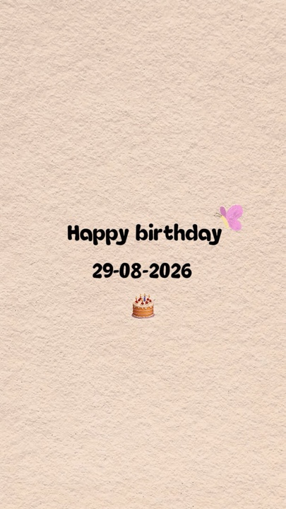 HBD CINTA 29 AGUSTUS 