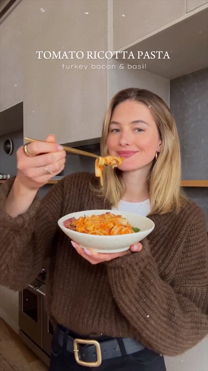 Tomato ricotta pasta