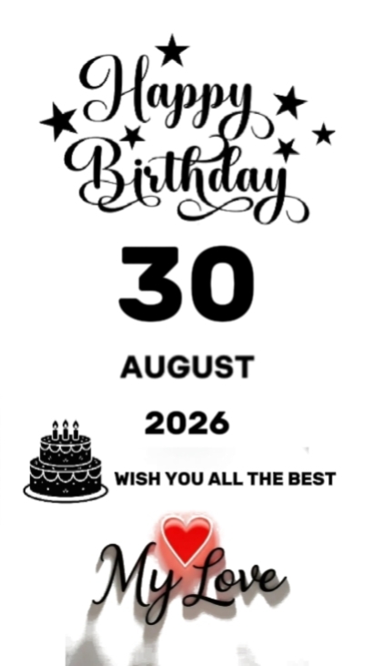 HBDMyhoney30 août