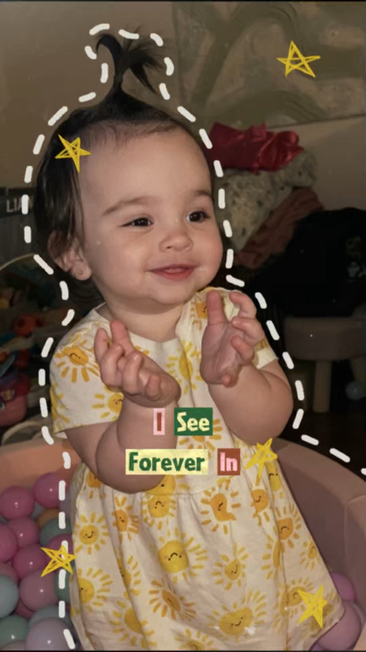 My baby cute 🌸
