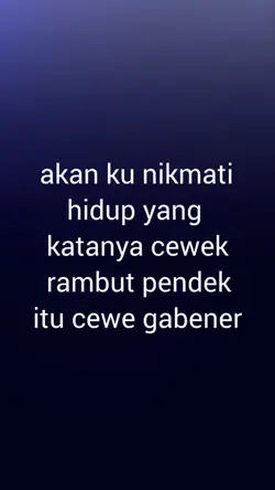versi rambut pendek 