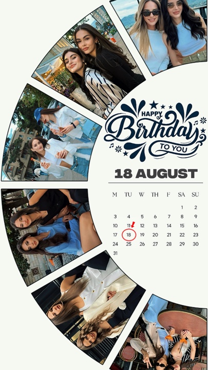 Birthday 18 August