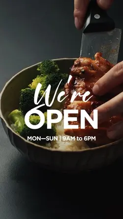 We Are Open