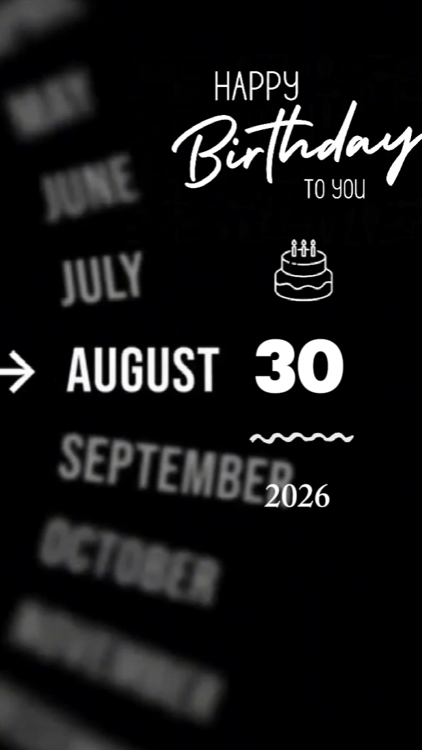 FELIZ HIJO 30 DE AGOSTO