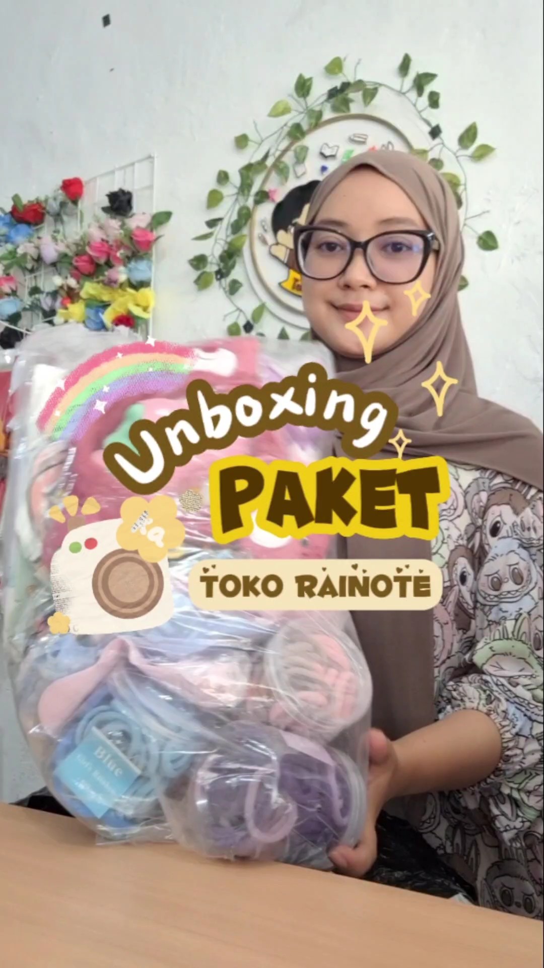 membuka paket