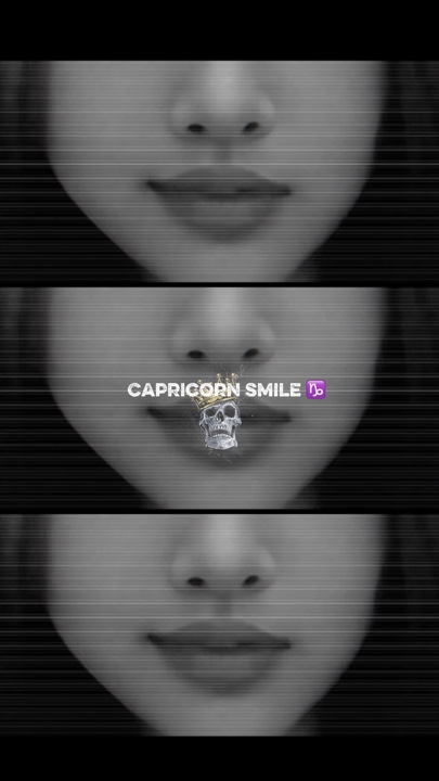 Sorriso de capricórnio ♑️
