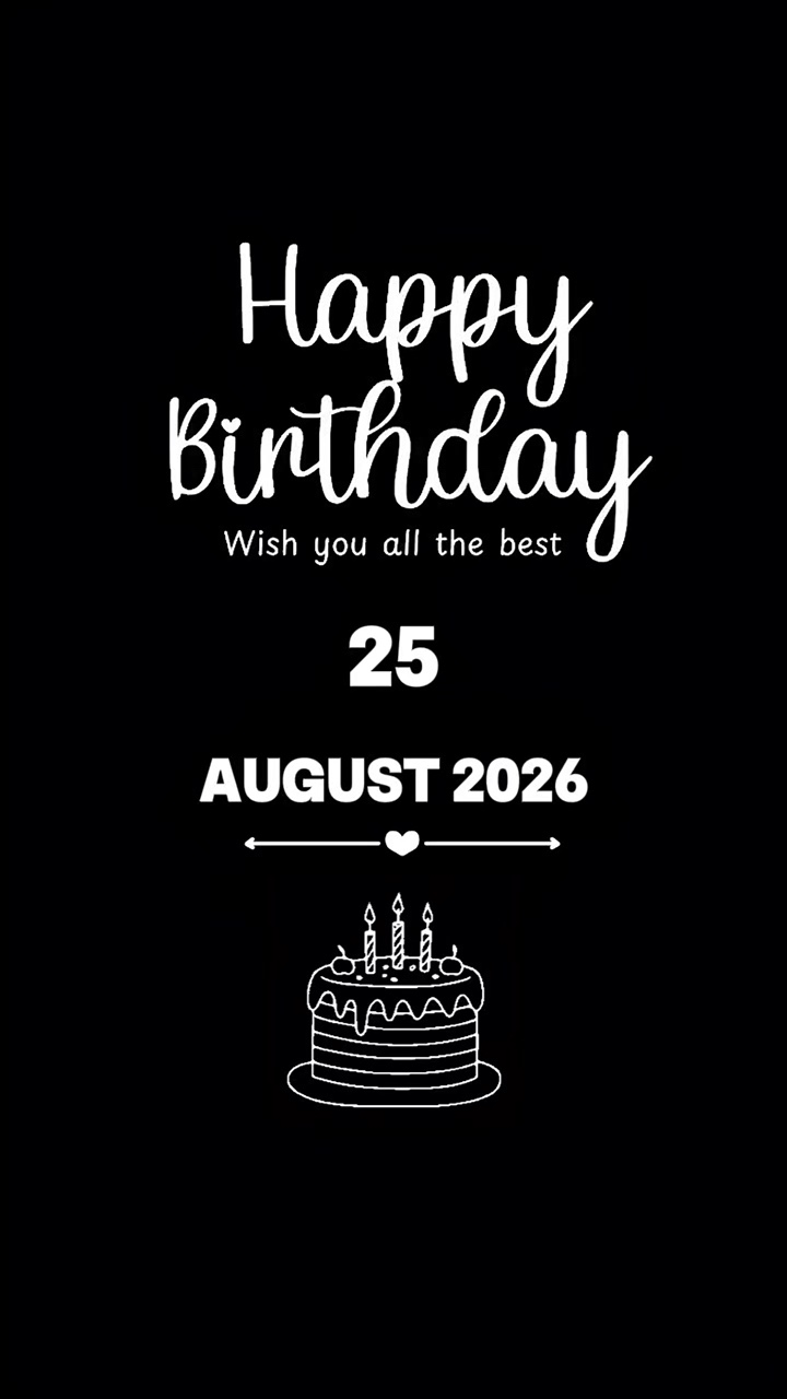 BDAY FRIEND 25 AUG
