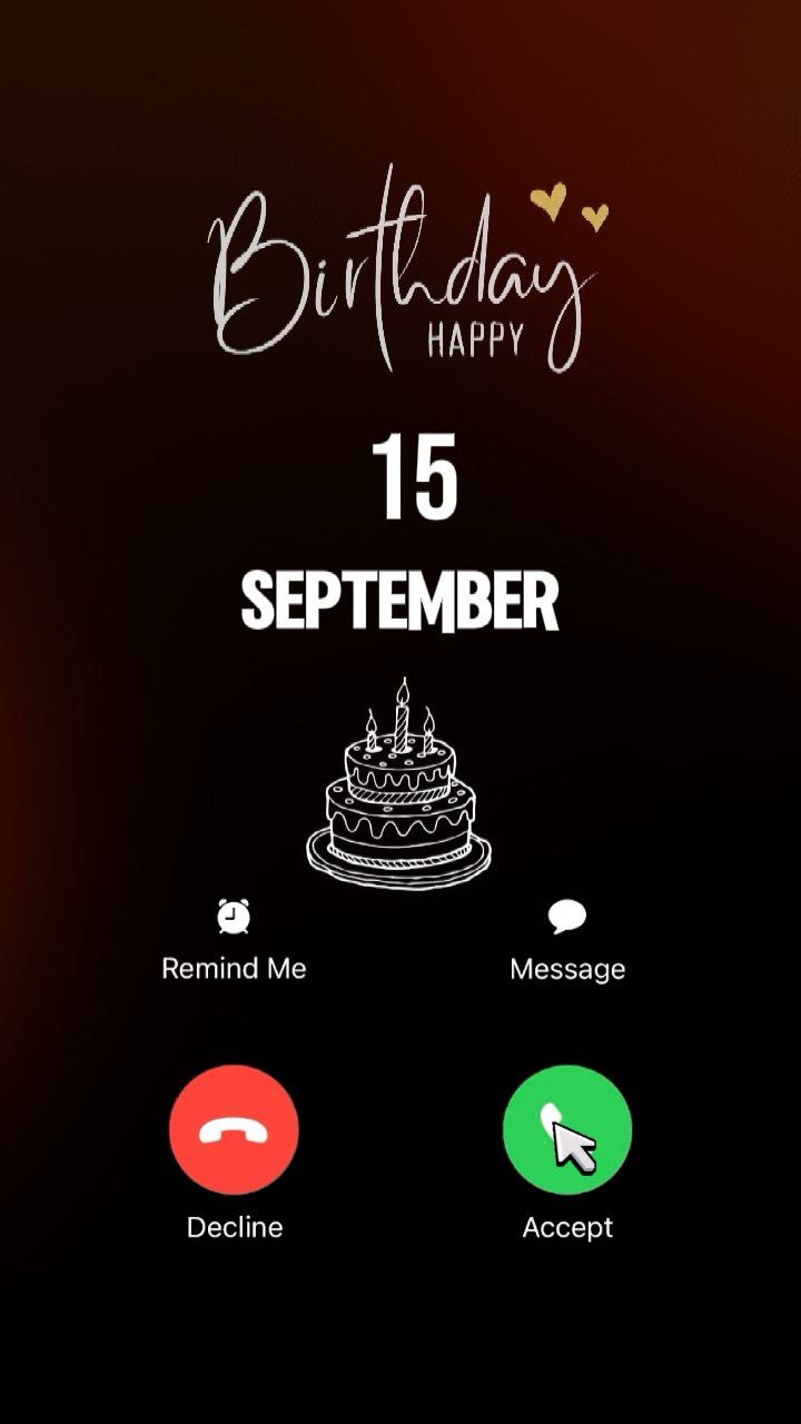 15 SEPTEMBER BIRTHDY