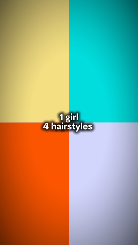 1 niña 4 peinados 
