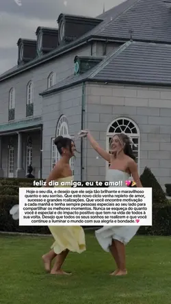 parabéns amiga 💘