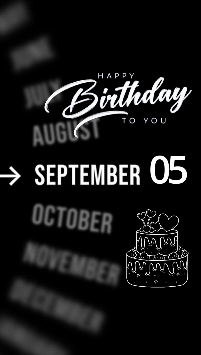 Birthday 5 September