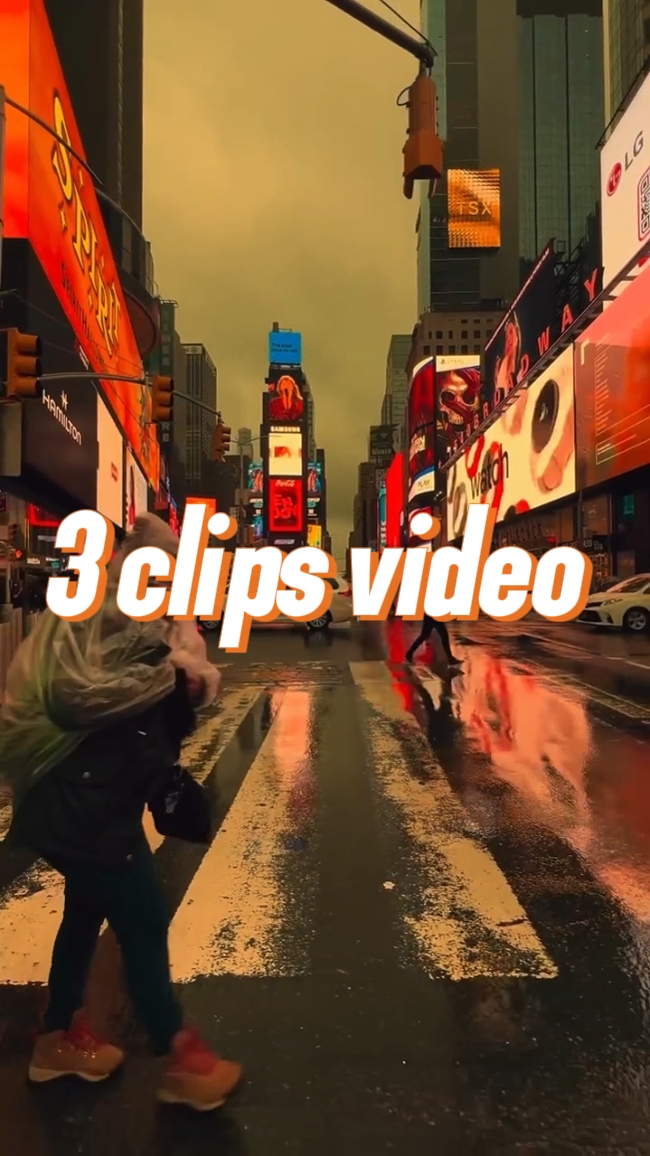 3 clips video 