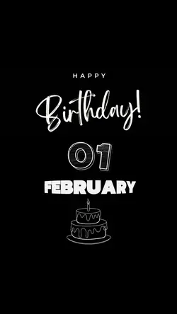 BIRTHDAY 01 FEBRUARY