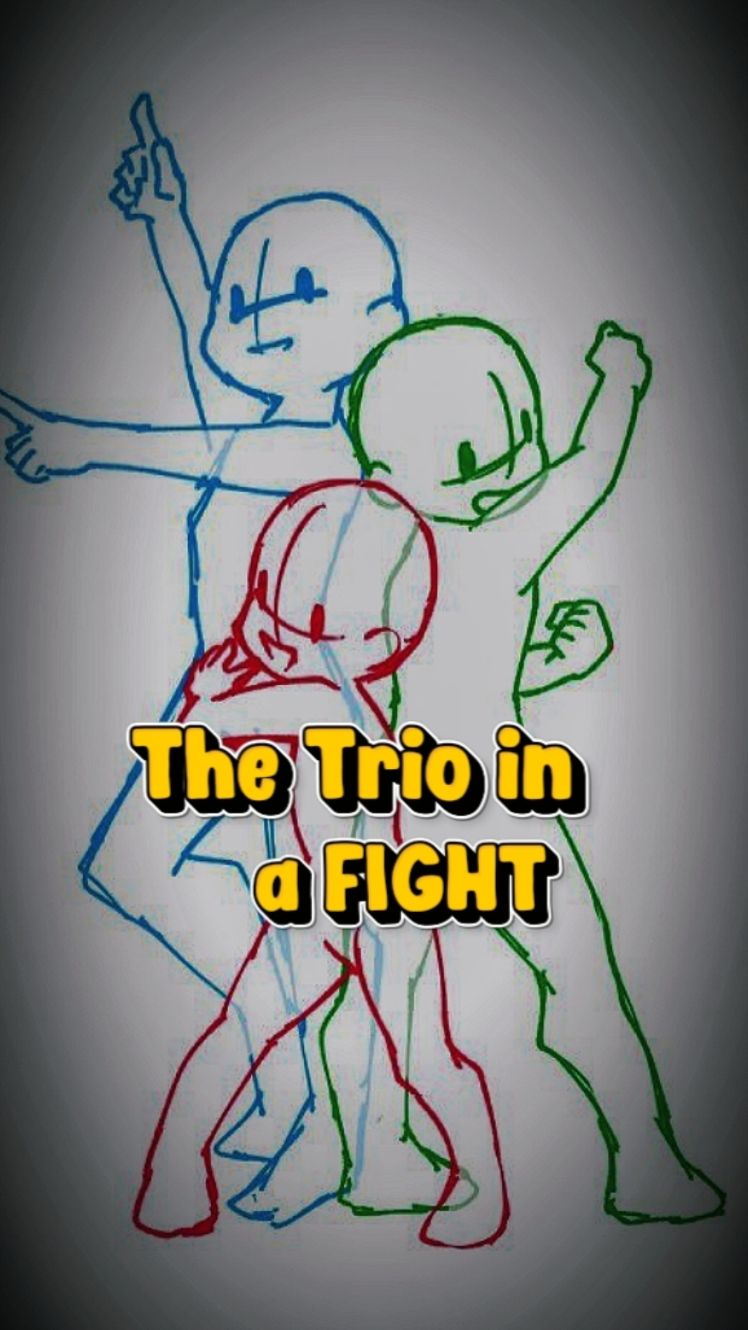 Trio im Kampf *
