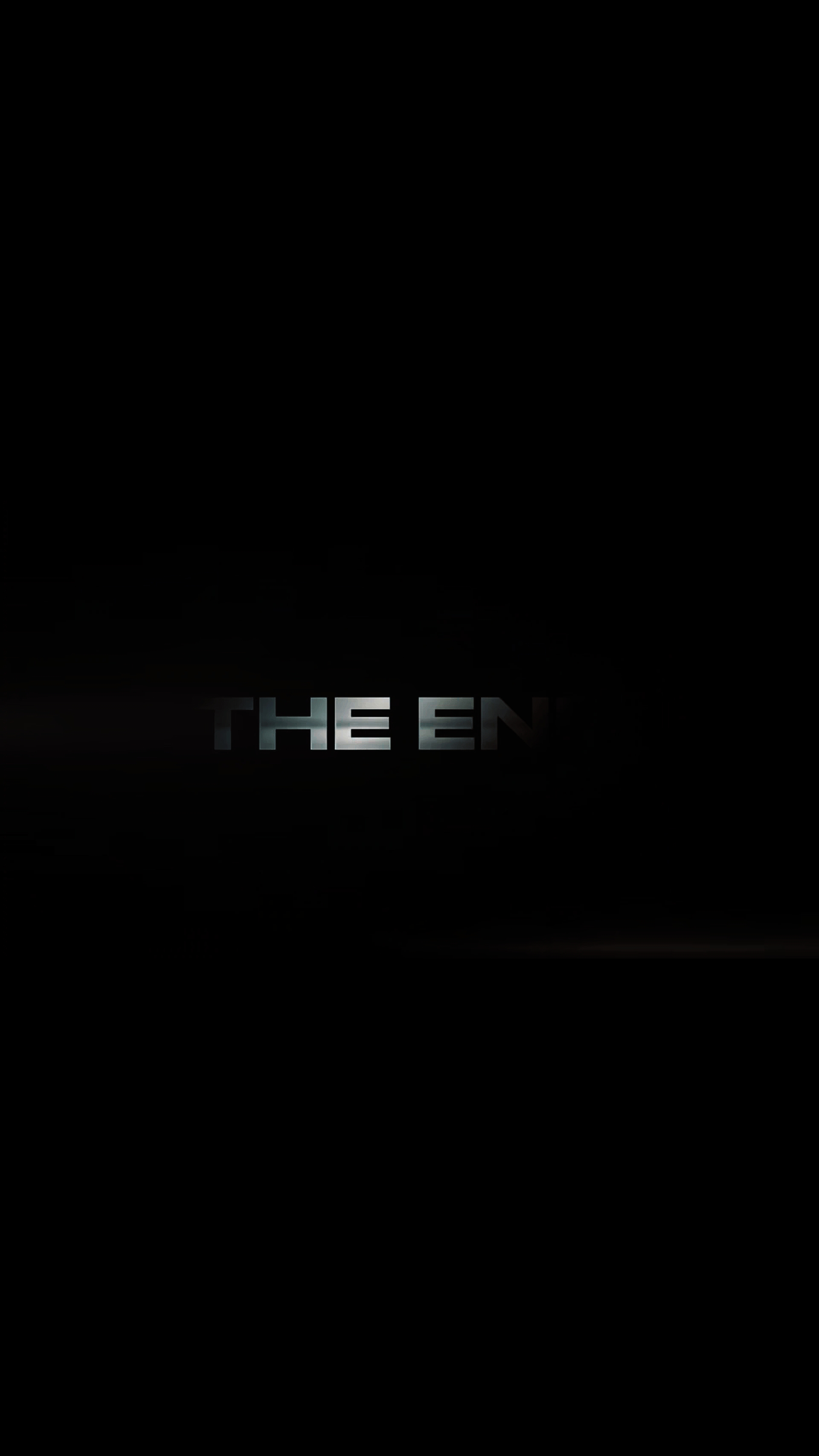 the end