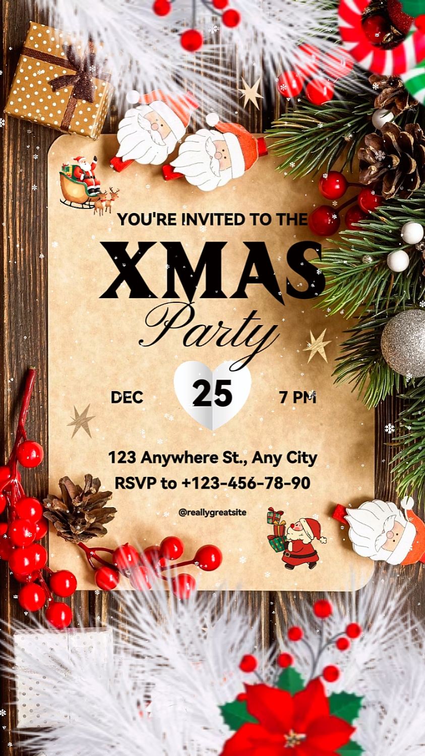 Invitation de fête