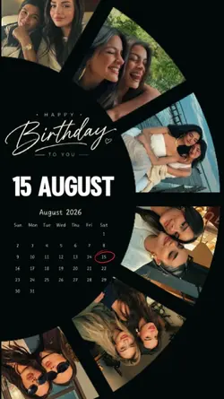 HBD 15 AUGUST 2026