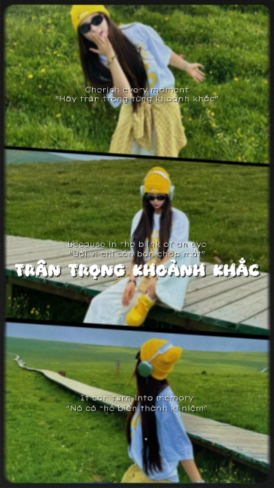 trân trọng khoảnh kh