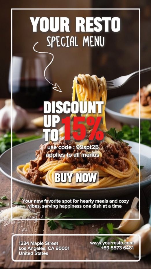 special menu 