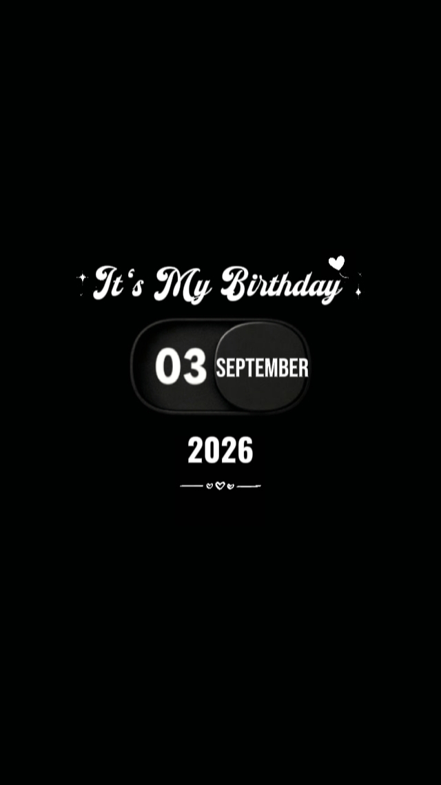 ANNIVERSAIRE 3 SEPTEMBRE