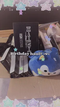 Birthday haul.
