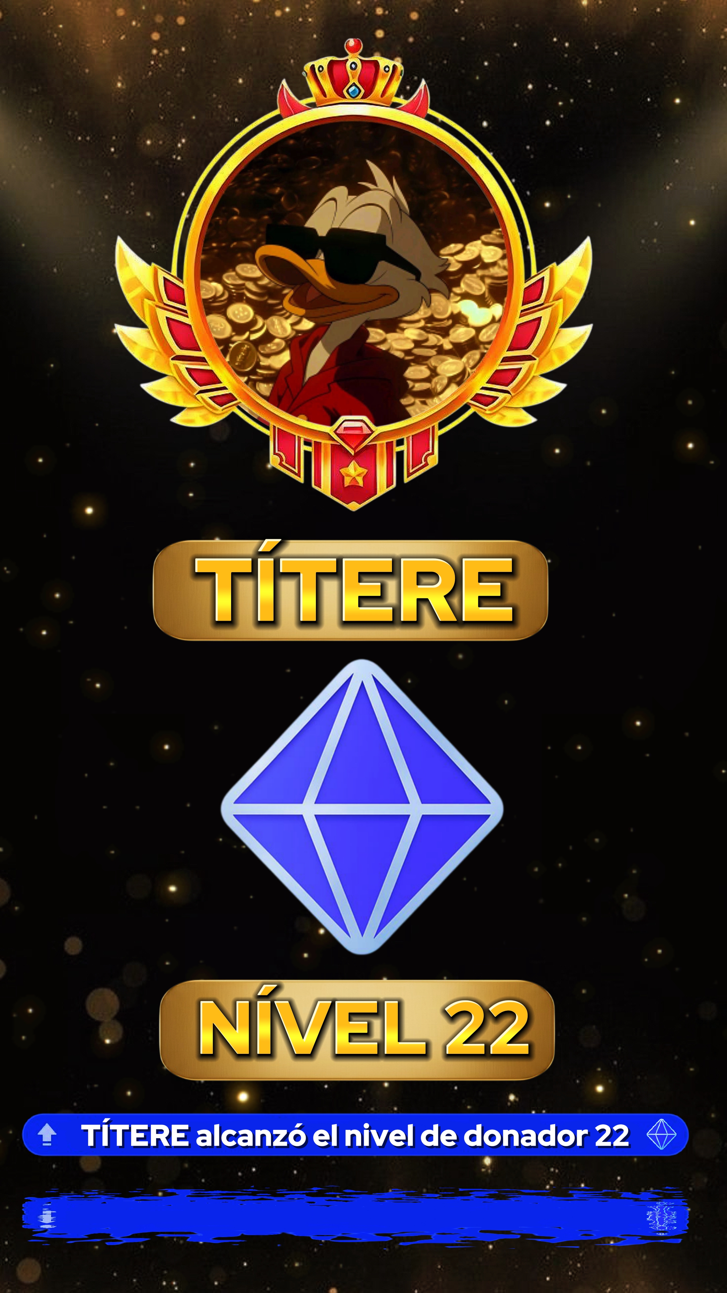 NÍVEL 22 DE DONADOR 