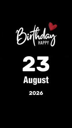 Hbd 23 August 2026