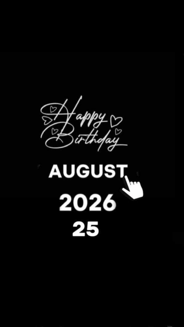 anniversaire 25 août