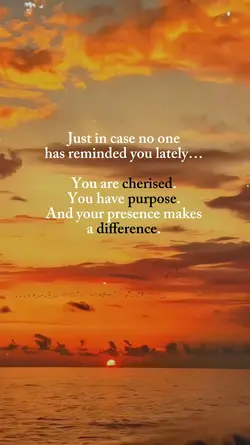 you are cherished