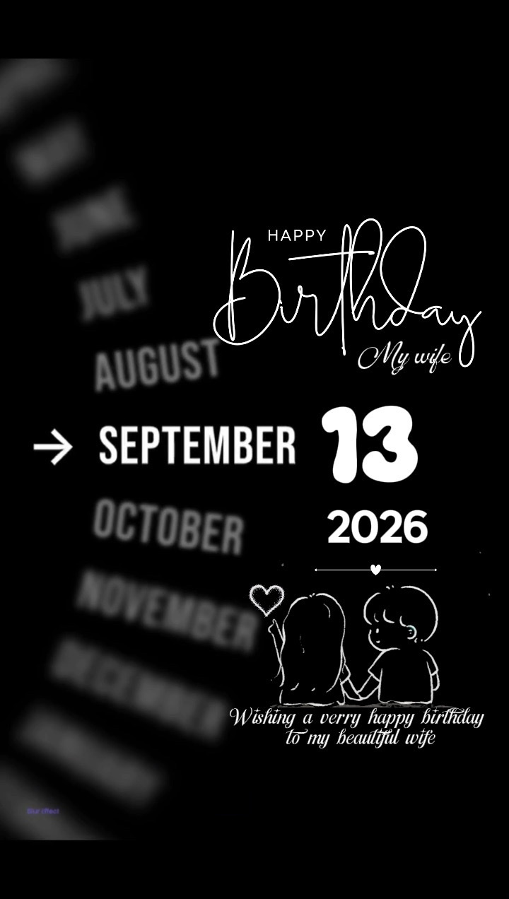 Birthday my wife