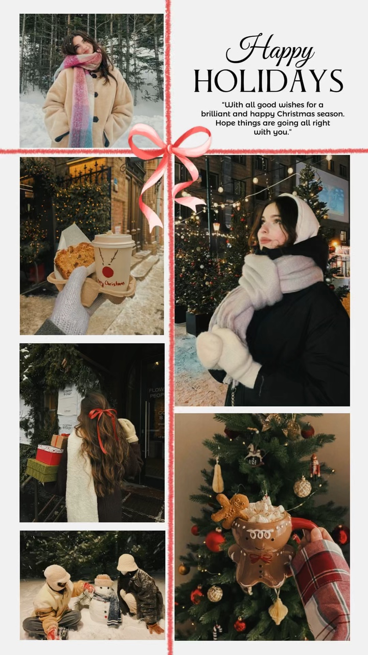 Weihnachts-Collage